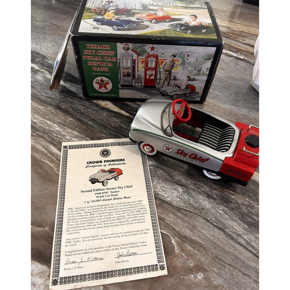 Crown Premiums Texaco 1948 BMC Oil Tanker Stock #48 BMC Tank 06 2nd In Series‎